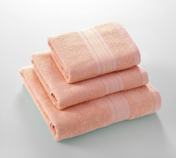 Махровое полотенце Comfort Life 70*140 см 400 г/м2 (Утро, персик)